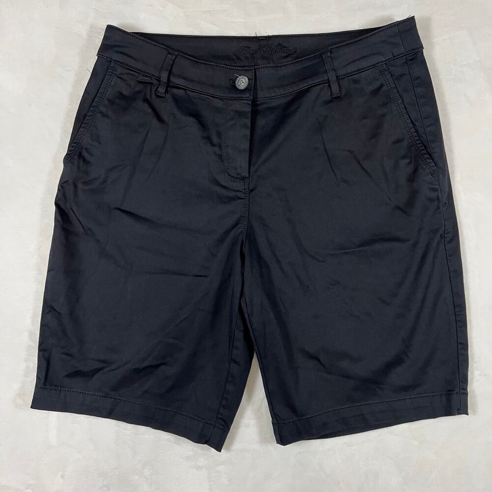 Tommy Bahama Women's Whimsigoth Black Boracay Bermuda shorts NWT - Picture 11 of 15